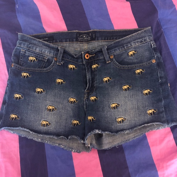 Lucky Brand Pants - Lucky Brand Elephant Jean Shorts